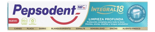 Pasta Dental Pepsodent Integral 18 De 75ml.