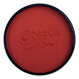 Maquillaje Profesional Mate 40gr Pinta Caritas Aqua Bonds Color De La Sombra Rojo Intenso