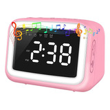 Reloj Despertador Para Niños Con Altavoz Bluetooth Para Dorm