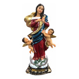 Virgen Desatanudos En Porcelana Italiana 21x10cm Más Novena