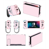 Skin Personalizado Para Switch Color Rosa (0182)