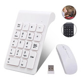 Mini Teclado Numérico Usb Inalámbrico Calculadora Pc Noteboo