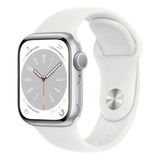 Apple Watch Series 8 Gps 41mm Aluminio Plata Blanco Open Box