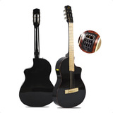 Guitarra Electrocriolla Media Caja Corte Eq4 Funda Acolchada