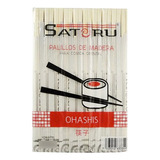 Palillos De Madera Bambu Sushi Satoru 4 /40 Piezas