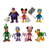 Mickey Mouse Roadster Racers Colección 7 Figuras En Bolsa