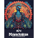 Libro: Adult Coloring Book, 101 Animal Mandala