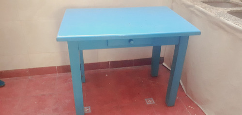 Mesa De Pino Pintada