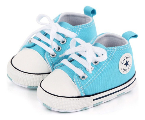 Zapatillas De Tela Suave Antitranspirante Para Bebe Converse