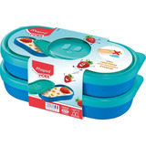 Portacomida Maped Figura Snack Kids Azul