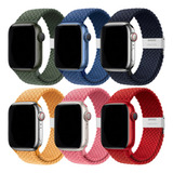 6 Correas Trenzadas For Apple Watch Ultra 8 7 Se 6 5 4 3