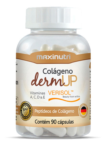 Colágeno Dermup Verisol Vitaminas A-c-d-e 90 Cáps Maxinutri