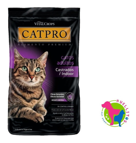 Catpro Gato Castrado / Indoor X7.5kg - E/g Z/o Huellitas