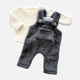 Conjunto Invierno Bebe Jumper Enterito + Batita De Plush 