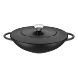 Wok Tramontina Antiaderente 32cm Ferro Esmaltado 5l Trento