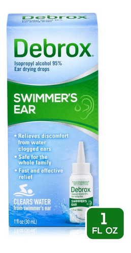 Debrox Gotas Para Oídos De Nadador Adultos Y Niños 30ml