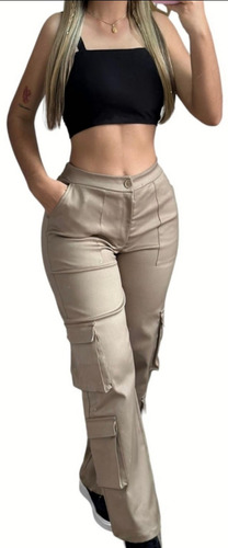 Pantalon Cargo Drill Dama