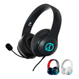 Auriculares Gamer Xinua Bluetooth Rgb Micrófono Desmontable 