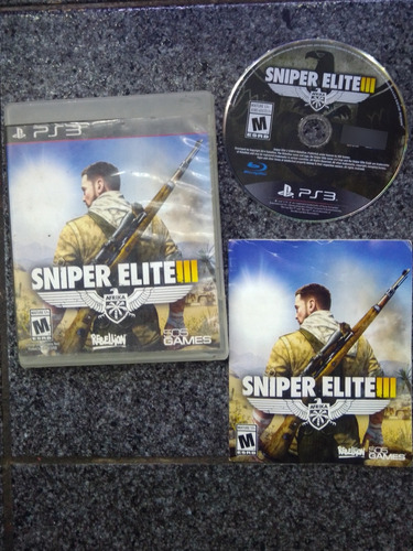 Juego Sniper Elite 3 Para  Playstation 3 Original Completo 