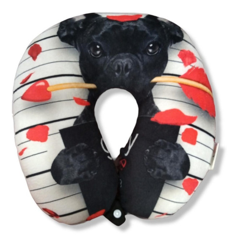 Almohada Cuello Viaje Relax Cervical Nuquero Perro 