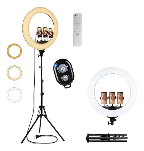 Iluminador Ringhlight Ring Light 46cm Grande Potente 18pol