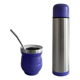 Set Termo 1 Litro Mas Mate 240ml Con Bombilla