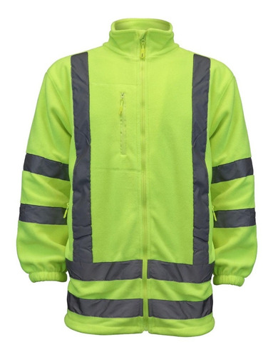 Chaqueta Micropolar Verde Fluor Hivi 360° Segman