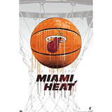 Nba Miami Heat - Drip Basketball 21 Wall Poster, 22.375...