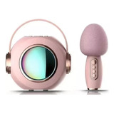 Kit Parlante Karaoke + Micrófono Bluetooth Para Niños Ls-t6