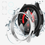 Fundas Para Samsung Watch 5 Pro 45mm X2+ 2vidrios Negro Plat