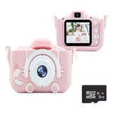 Câmera Infantil Digital Com Cartão Memória Fotografa Filma