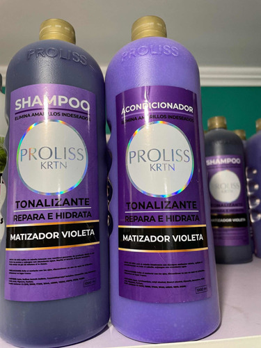 Proliss Shampoo Y Acondicionador Violeta De 1 Lt,envíogratis