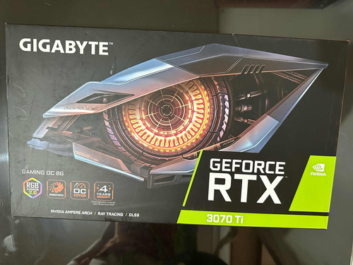 Placa De Video Rtx 3070 Ti Gigabyte Gaming Oc