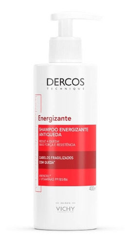 Shampoo Antiqueda Vichy Dercos Energizante Com 400ml