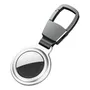 Funda Para Apple Airtag De Aluminio Con Llavero Protector Color Gris | MercadoLibre