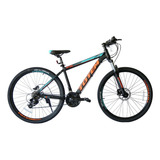 Mountain Bike Totem W790 R27.5 19  24v Frenos De Disco Hidráulico Cambios Shimano Tourney Ty300 Color Negro/naranja Con Pie De Apoyo