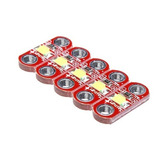 100x Módulo Led Lilypad Branco 3-5v Para Arduino Lilypad