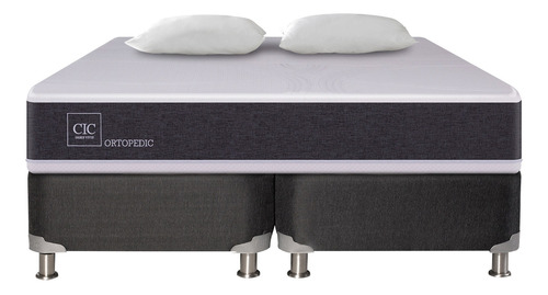 Cama Americana King Cic Ortopedic + Almohadas  