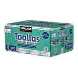 Caja Toallas De Papel Kirkland Signature C/12pzs 160 Hojas