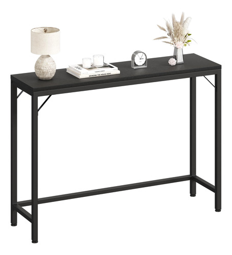 Gaomon Mesa Para Detras Del Sofa, Mesa Consola Negra, Mesa D