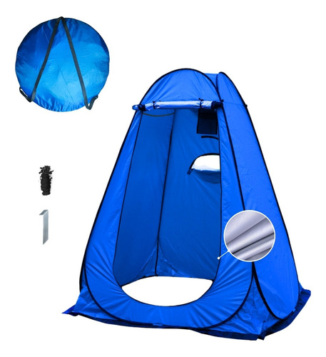 Carpa Vestidores Autoarmable 2 Persona 3 Ventanas Uv Camping