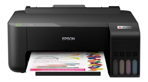 Impresora A Color Simple Función Epson Ecotank L1210 Negra 220v C11cj70301