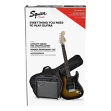 Kit Guitarra Electrica Fender Squier Stratocaster Hss Gama A