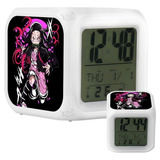 Reloj Despertador Nezuko Kamado 5 Kimetsu No Yaiba Demon