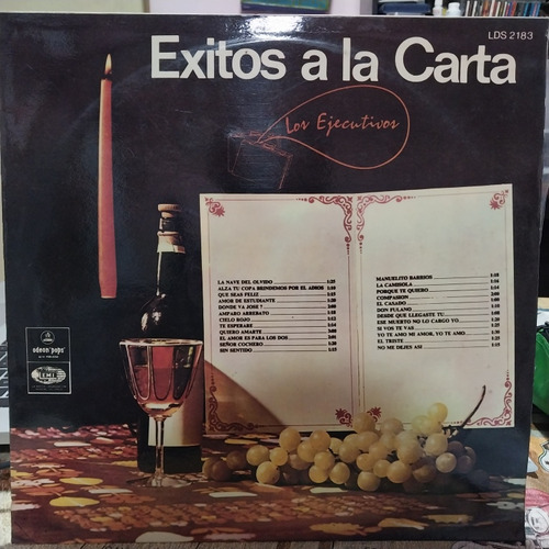Very Rare Los Ejecutivos Covers Exitos A La Carta T Y V 8 