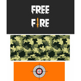 Capas De Cilindro Em Lona Free Fire 3 Pçs