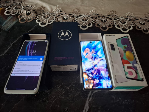 Galaxi A51 Y Motorola One Fusion +