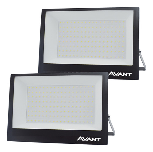 Kit 2 Refletores Led Super Forte 500w Bivolt 127/220v Avant