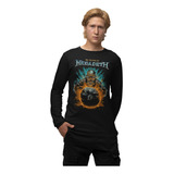 Camiseta Manga Larga Thrash Metal Megadeth C9