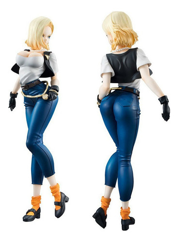 Dragon Ball Z - C18 Androide No Lazuli Figura Jeans 19 Cm